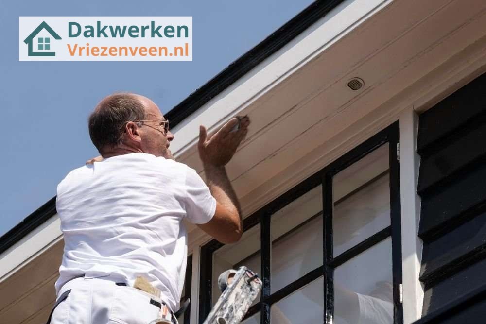 Dakgoot afwerken door onze dakdekker Dakgoot afwerken door onze dakdekker in Vriezenveen
